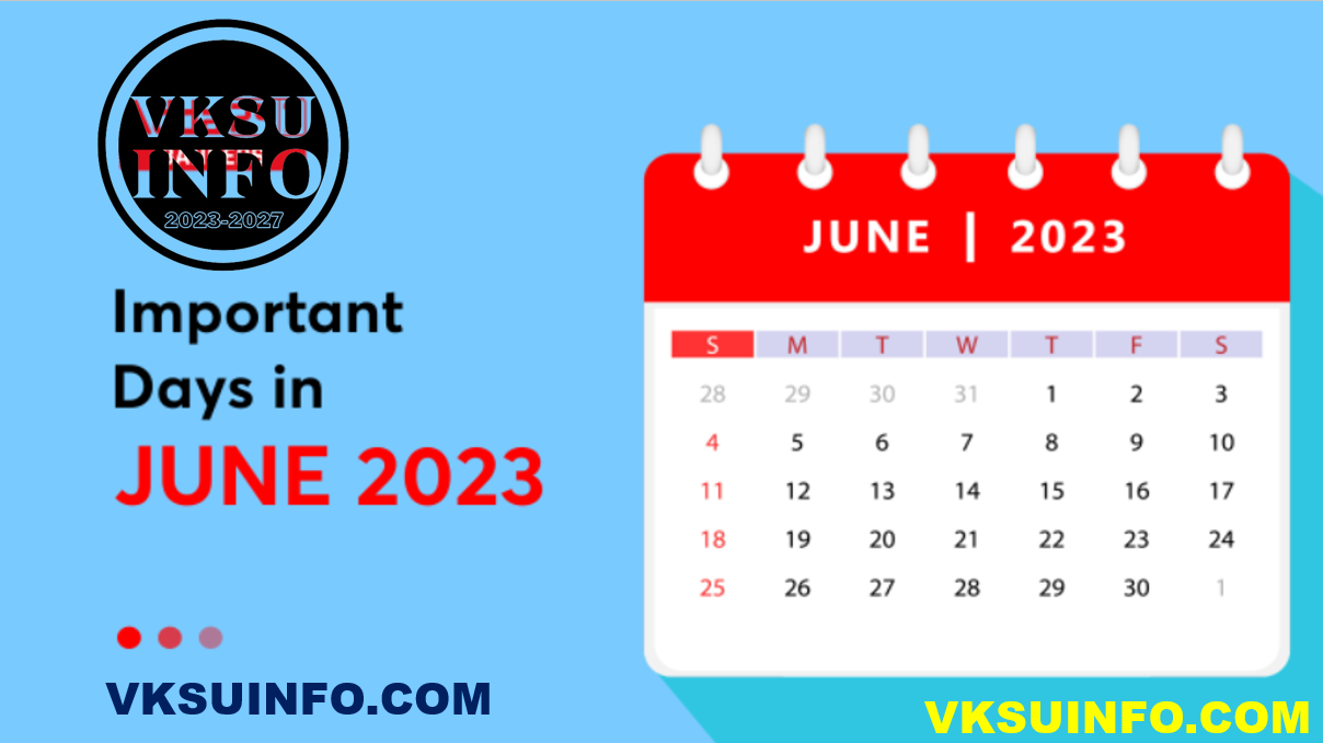 Important days of June 2024