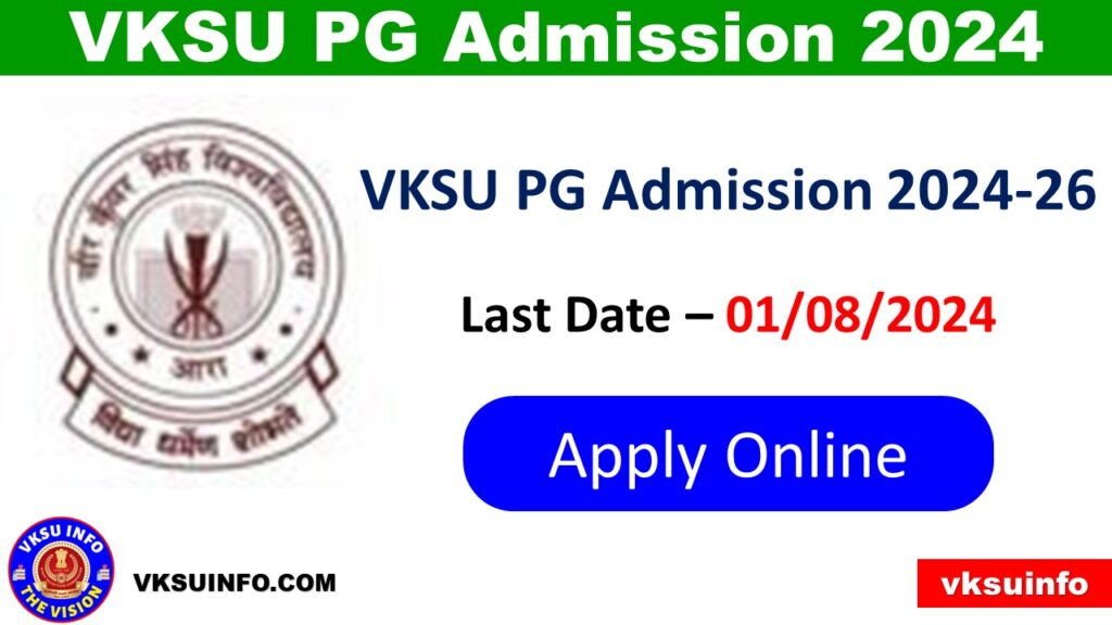 VKSU PG Admission 2024-26